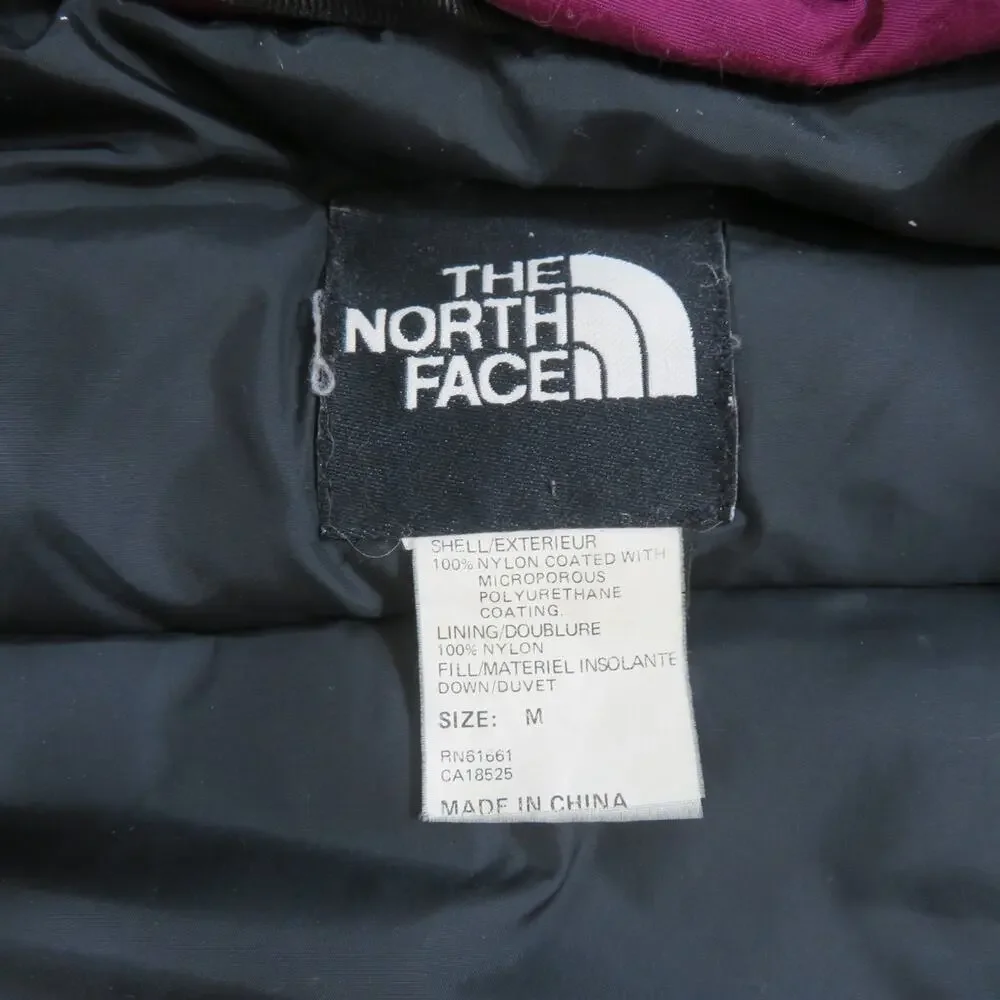 The North Face Extreme Gear Jacket Purple Puffer Coat Sz M color block